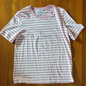 COS Kids Pink and White Striped Tee